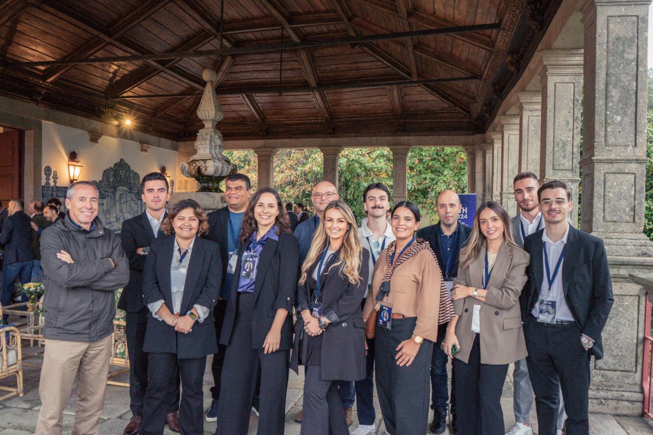 FITH 2024 organizing team at the Pousada Mosteiro de Guimarães